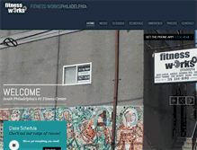 Tablet Screenshot of fitnessworksphiladelphia.com